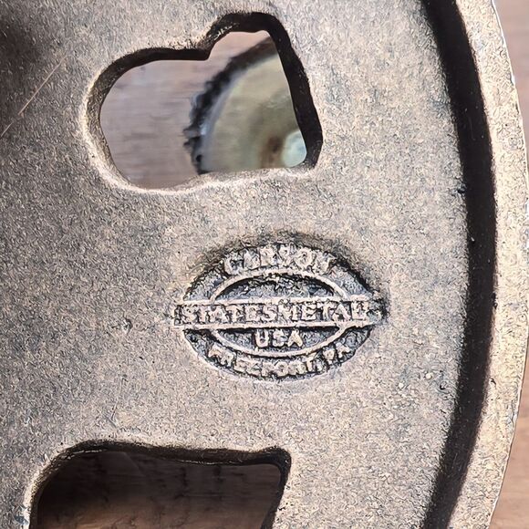 Greenman Sundial Carson Statesmetal Vintage Bronzetone Cast Aluminum - Picture 6 of 6